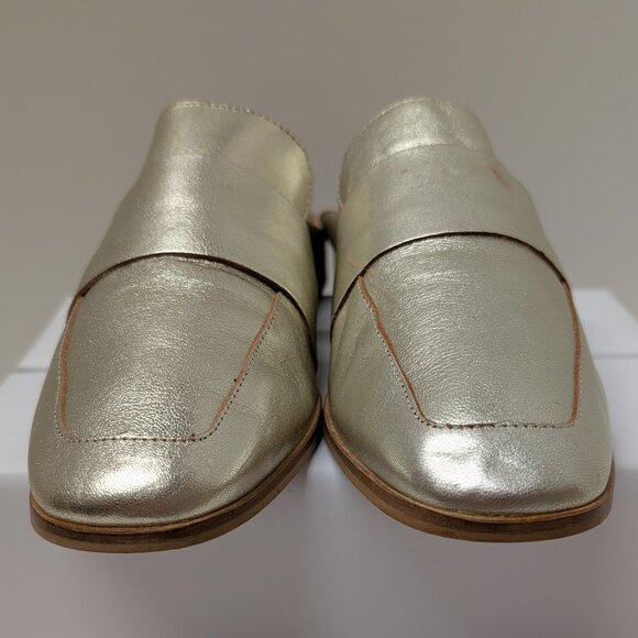Free People At Ease Loafer in Gold Metallic - Picture 8 of 16